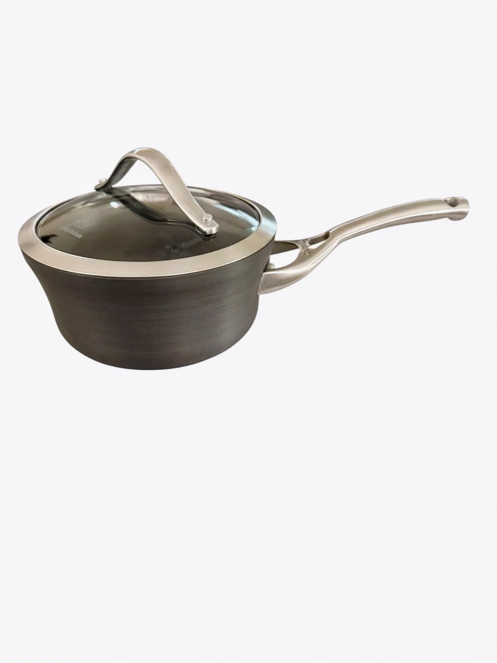 NWT Calphalon 1.5 quart Nonstick Saucepan w lid dishwasher/oven safe retail $89